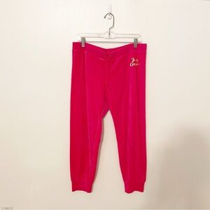 Juicy Couture Y2K Velour Sweats Joggers Pants Size Large